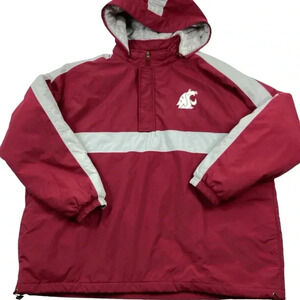 Y2K Washington State Cougars hooded pullover jacket